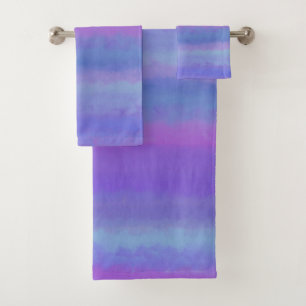 Purple Est Mon Ensemble De Serviettes De Bain Coul