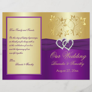 Purple et Gold ont rejoint le programme de mariage