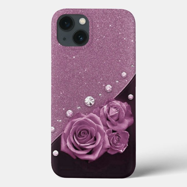 Purple et Lilac Coque-Mate coque iphone (Verso)