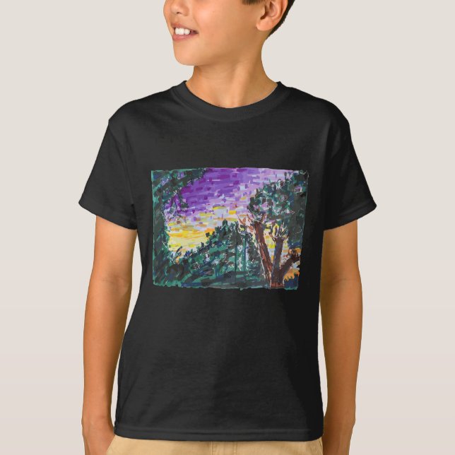 Purple Evening T-Shirt (Front)