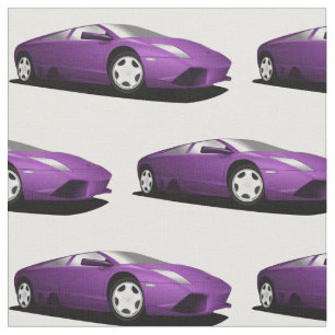 Purple Exotic Car Fabric