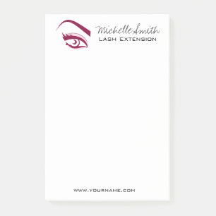 Purple Eye long eyelashes Lash extension  icon Post-it Notes