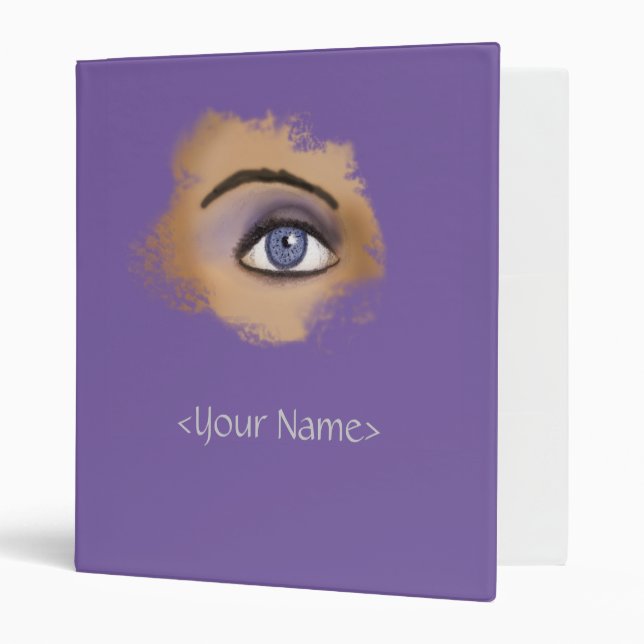 Purple Eye Makeup Binder (Front/Inside)