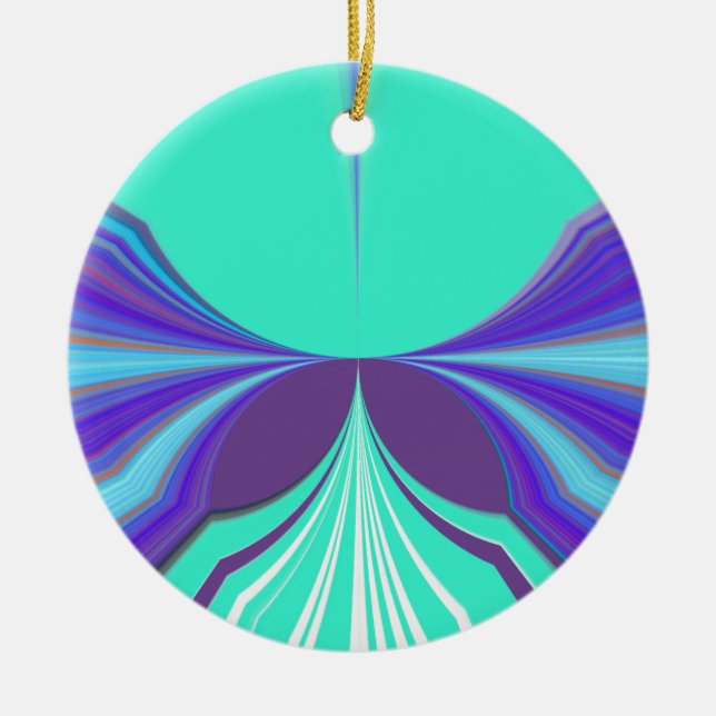 Purple Eyes.png Ceramic Ornament (Front)