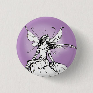 Purple Fae 1 Inch Round Button