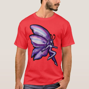 Purple Fairy Art purple fae fairy gardening T-Shirt