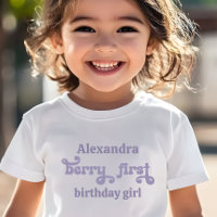 Purple  Fairy First Berry First Birthday