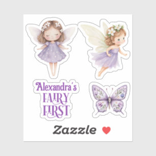 Purple Fairy First Customizable Party Favour
