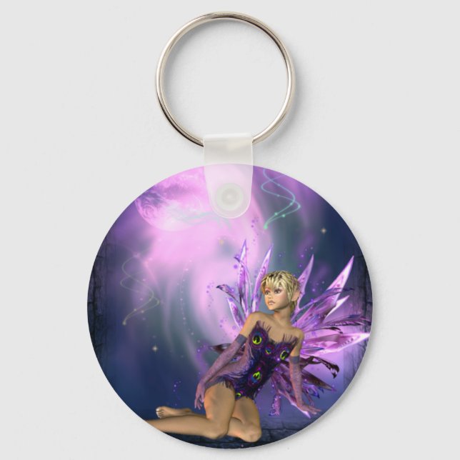 Purple Fairy Keychain (Front)