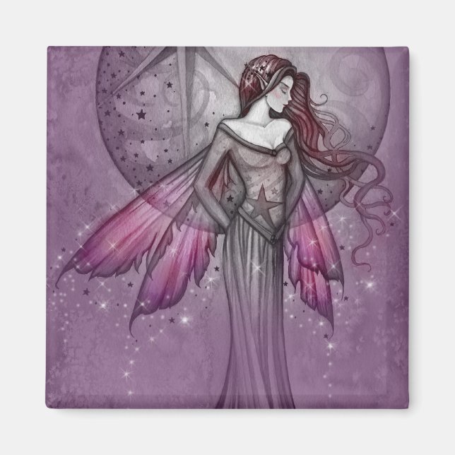 Purple Fairy Magnet par Molly Harrison (Devant)