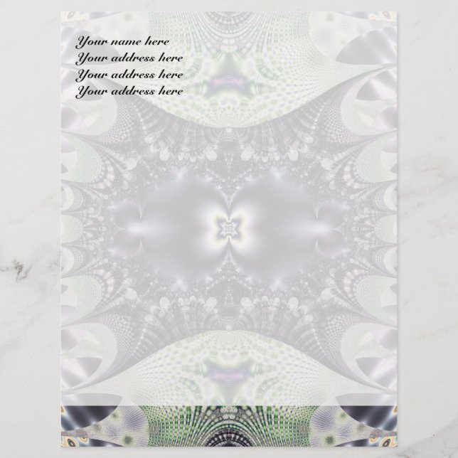 Purple Fairytale Letterhead (Front)