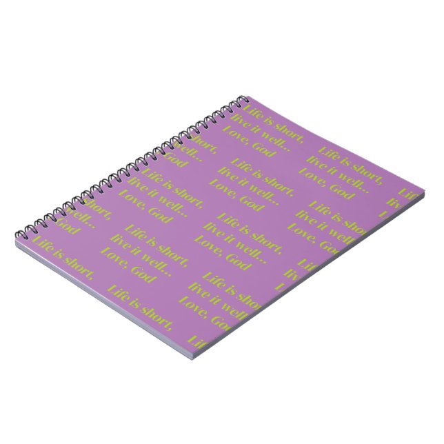 Purple faith Notebook or Journal (Left Side)