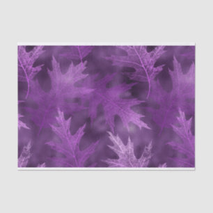 PURPLE FALL AUTUMN LEAVES TISSUE PAPER
