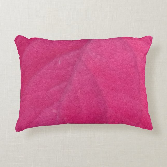 Purple Fall Leaf Accent Pillow (Front)