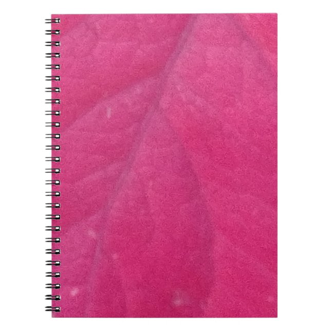 Purple Fall Leaf Notebook (Front)