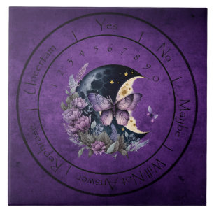 Purple Fantasy Butterfly Pendulum  Tile