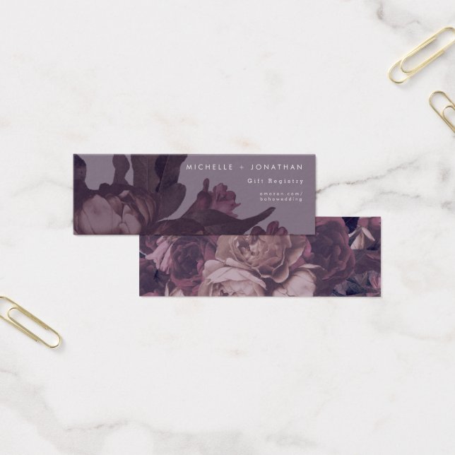 Purple Fantasy Gift Registry Card (Office)