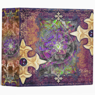 Purple Fantasy Mandala Ancient Tome Binder