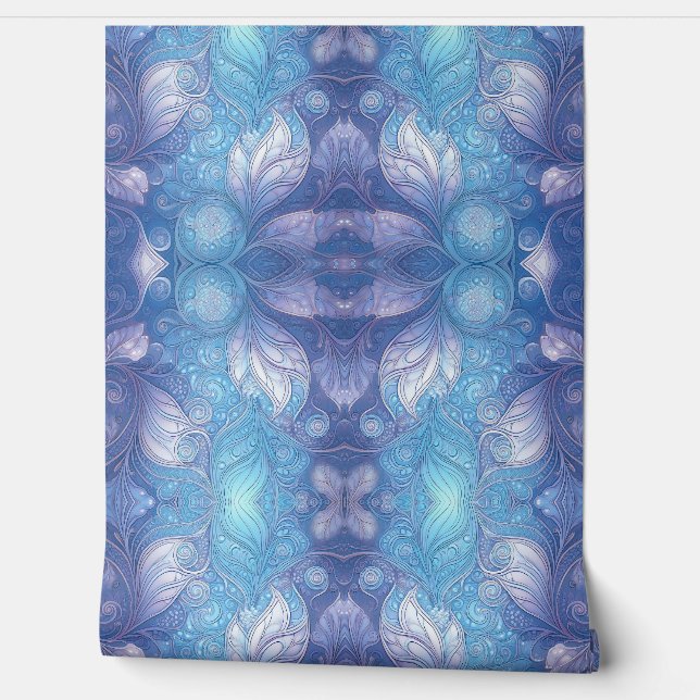 Purple Fantasy Pattern Wallpaper (Unrolling)