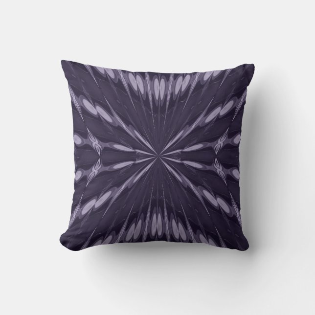 Purple Fantasy Throw Pillow (Front)