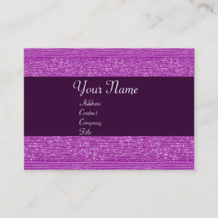 PURPLE FASHION BEADS BUSINESS CARD