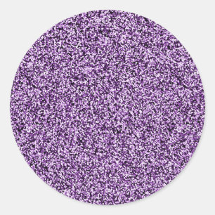 Purple Faux Glitter Envelope Seals