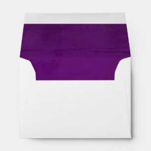 Purple Faux Velvet Textured Look Lining Envelopes