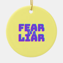 Purple Fear is a liar | Jesus Quote | Christian