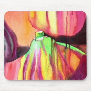 Purple Figs watercolour art Mouse Pad