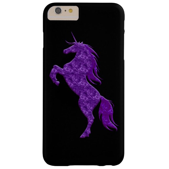 Purple Fire Unicorn iPhone 6 Coque (Dos)