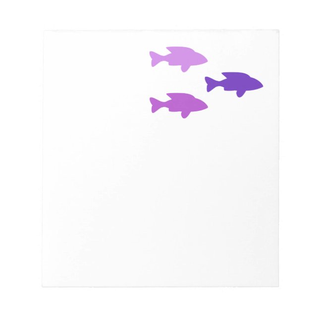 Purple fish Notepad (Front)
