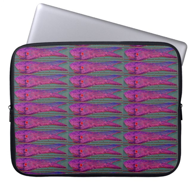 purple fish sleeve (Front)