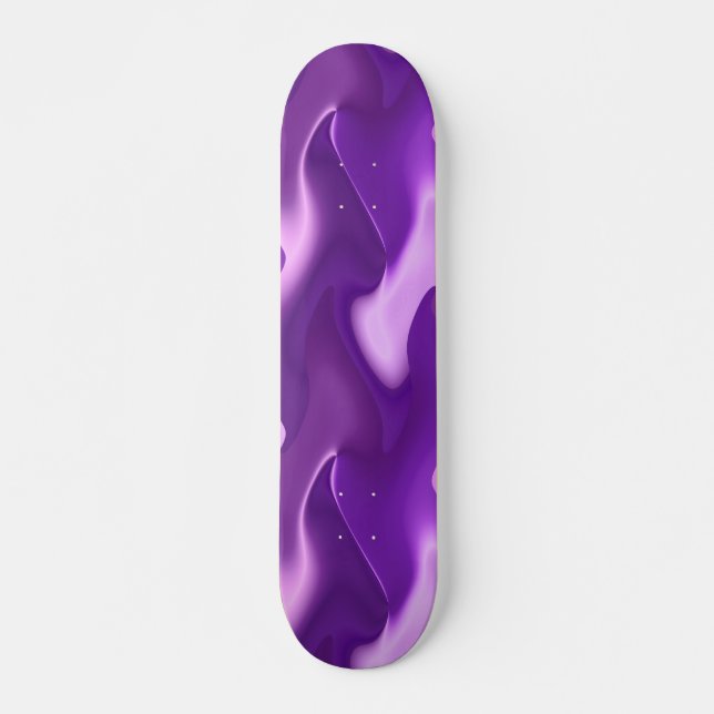 purple flame skateboard (Front)