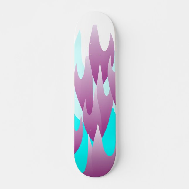 Purple Flame Skateboard (Front)