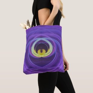 purple flame -  tote bag