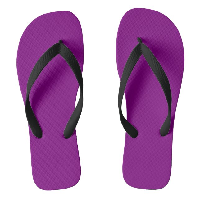 Purple Flip Flops (Footbed)