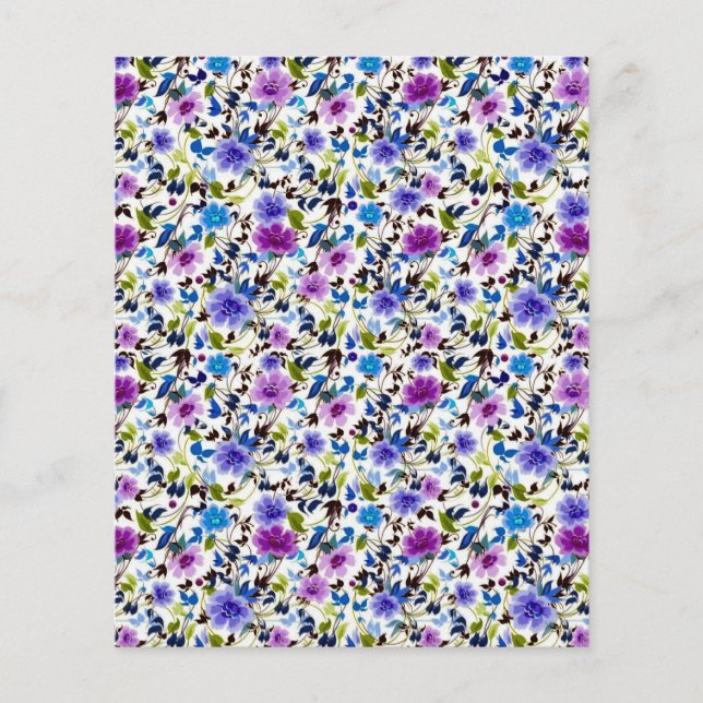 Purple floral (Front)