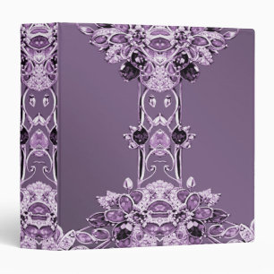 Purple Floral Album Binder
