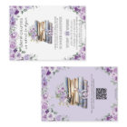 Purple Floral Books New Chapter Bridal Shower