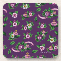 Purple Floral Bouquet Pattern