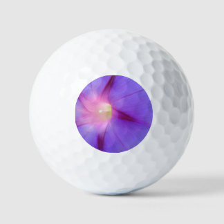 Purple Floral Golf Balls