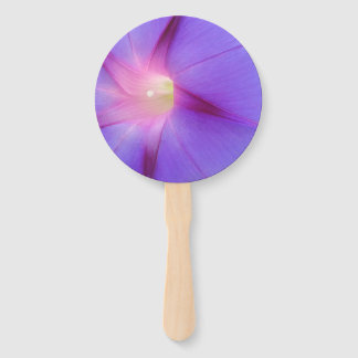 Purple Floral Hand Fan