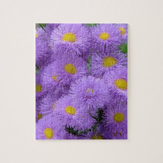 Purple Floral Jigsaw Puzzle (Vertical)