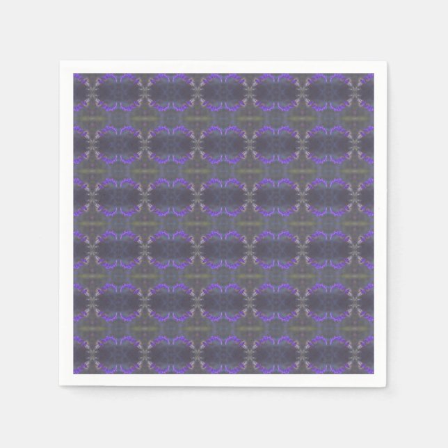 Purple Floral Napkin (Front)