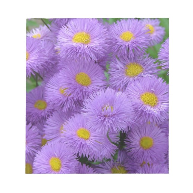 Purple Floral Notepad (Front)