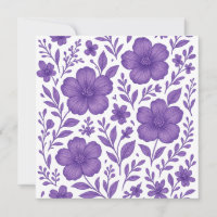 purple floral pattern