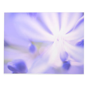 Purple Floral Print Notepad