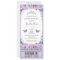 Purple Floral Rose Quinceañera Sweet 16 VIP Ticket