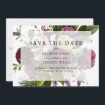 Purple Floral Save the Date<br><div class="desc">Purple Floral Save the Date</div>