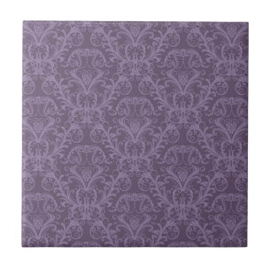 Purple floral wallpaper 2 tile